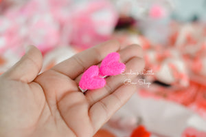 Mini Heart Feltie Clips